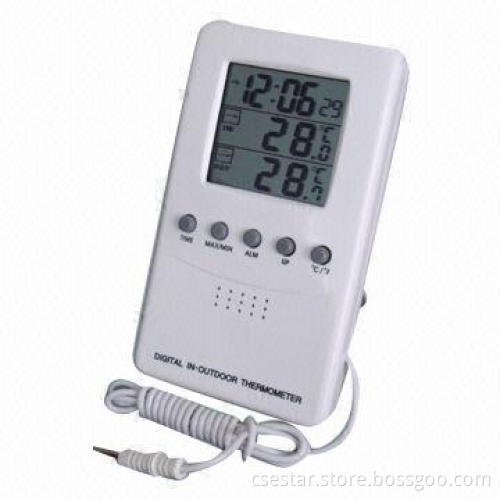 Digital In-outdoor Thermometer with Frozen Alert, Can Measure and Display 2 Group Temperatures
